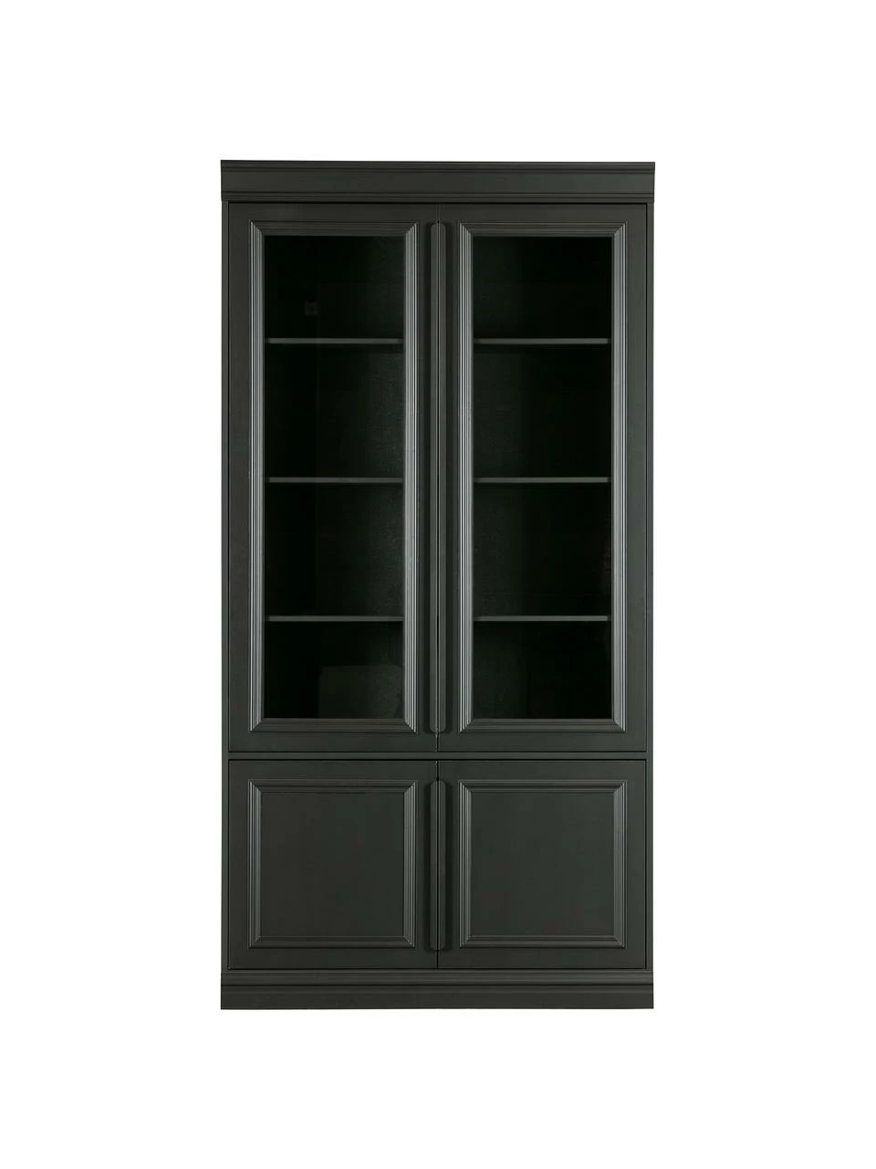 Armoire noire vitrée Organize, larg. 110 x haut. 215 cm 5 Armoire noire vitrée Organize, larg. 110 x haut. 215 cm – Image 4