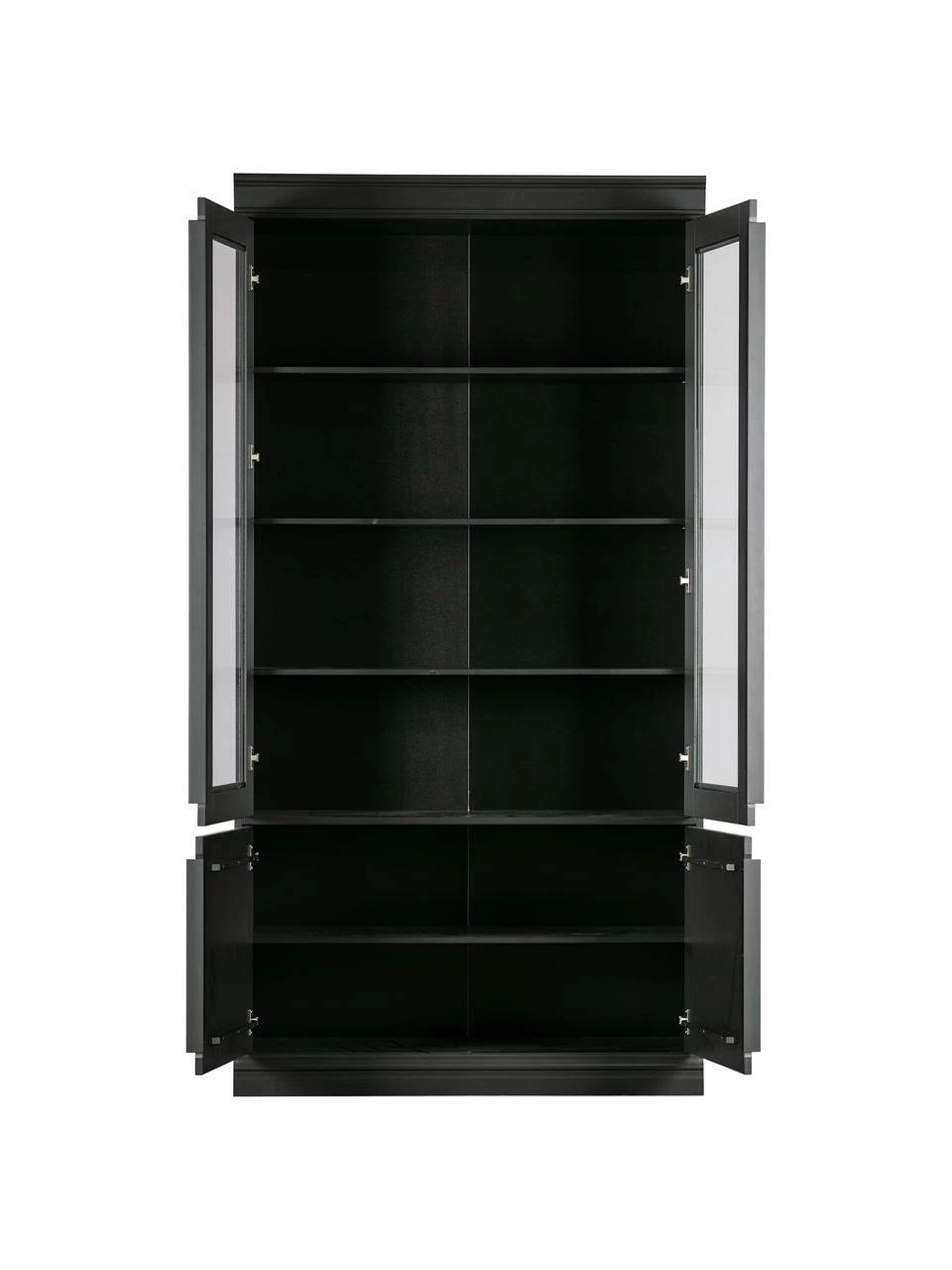 Armoire noire vitrée Organize, larg. 110 x haut. 215 cm 6 Armoire noire vitrée Organize, larg. 110 x haut. 215 cm – Image 5