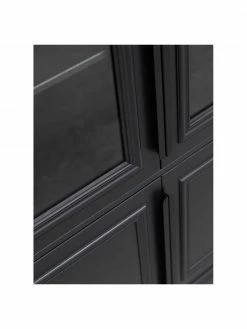 Armoire noire vitrée Organize, larg. 110 x haut. 215 cm 12 Armoire noire vitrée Organize, larg. 110 x haut. 215 cm -Salle à manger Soldes Armoire noire vitree Organize 5