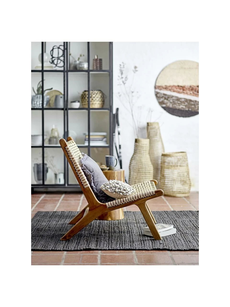 Bloomingville Armoire vitrée design Isbel, larg. 114 x haut. 200 cm 4 Bloomingville Armoire vitrée design Isbel, larg. 114 x haut. 200 cm – Image 2