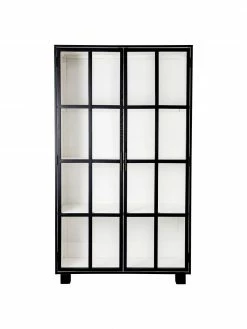 Bloomingville Armoire vitrée design Isbel, larg. 114 x haut. 200 cm 11 Bloomingville Armoire vitrée design Isbel, larg. 114 x haut. 200 cm -Salle à manger Soldes Armoire vitree design Isbel 3