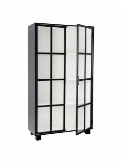 Bloomingville Armoire vitrée design Isbel, larg. 114 x haut. 200 cm 12 Bloomingville Armoire vitrée design Isbel, larg. 114 x haut. 200 cm -Salle à manger Soldes Armoire vitree design Isbel 4