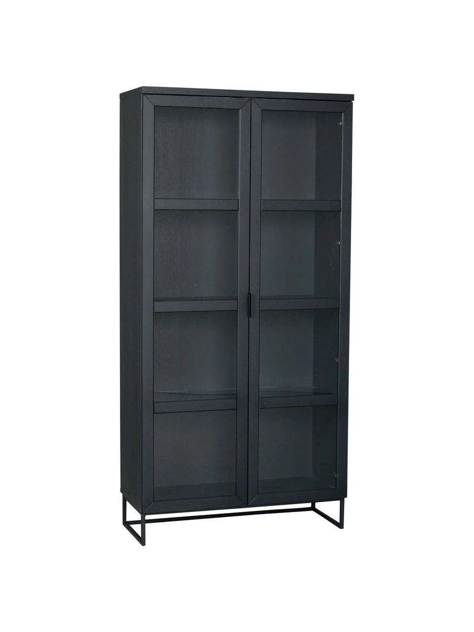 Rowico Armoire vitrée en bois Everett, larg. 95 x haut. 195 cm 3 Rowico Armoire vitrée en bois Everett, larg. 95 x haut. 195 cm