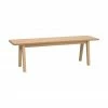 Rowico Banc bois de chêne Melfort, larg. 144 x haut. 45 cm -Salle à manger Soldes Banc bois de chene Melfort