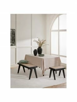 Westwing Collection Banc cannage Sissi, larg. 110 x haut. 48 cm -Salle à manger Soldes Banc cannage Sissi 15