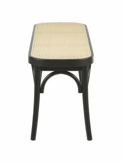 Westwing Collection Banc en cannage Franz, larg. 110 x haut. 47 cm -Salle à manger Soldes Banc en cannage Franz 4