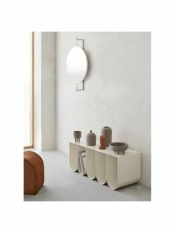 Banc métal blanc Curved, larg. 110 x long. 42 cm -Salle à manger Soldes Banc metal blanc Curved 4