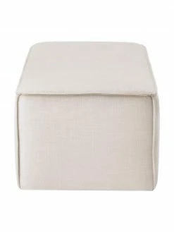 Westwing Collection Banc rembourré beige clair Sanja, larg. 122 x prof. 54 cm -Salle à manger Soldes Banc rembourre beige clair Sanja 3