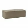 Westwing Collection Banc rembourré beige foncé Sanja, larg. 122 x prof. 54 cm