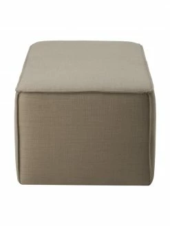 Westwing Collection Banc rembourré beige foncé Sanja, larg. 122 x prof. 54 cm 10 Westwing Collection Banc rembourré beige foncé Sanja, larg. 122 x prof. 54 cm -Salle à manger Soldes Banc rembourre beige fonce Sanja 3