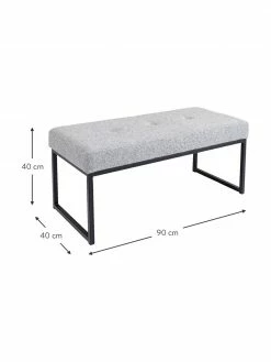 Kare Design Banquette rembourrée blanche Smart Dolce, larg. 90 x haut. 40 cm 10 Kare Design Banquette rembourrée blanche Smart Dolce, larg. 90 x haut. 40 cm -Salle à manger Soldes Banquette rembourree blanche Smart Dolce 2