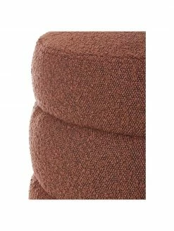 Westwing Collection Banquette tissu bouclé rouille Alto, larg. 110 x haut. 47 cm -Salle à manger Soldes Banquette tissu boucle rouille Alto 5