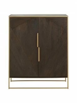 Westwing Collection Buffet bois massif Harry, larg. 100 x haut. 120 cm 10 Westwing Collection Buffet bois massif Harry, larg. 100 x haut. 120 cm -Salle à manger Soldes Buffet bois massif Harry 2