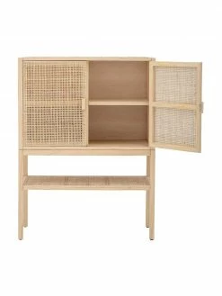 Bloomingville Buffet haut avec cannage Sanna, larg. 90 x haut. 120 cm -Salle à manger Soldes Buffet haut avec cannage Sanna 4