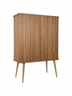 Zuiver Buffet haut design rétro Barbier, larg. 100 x haut. 140 cm