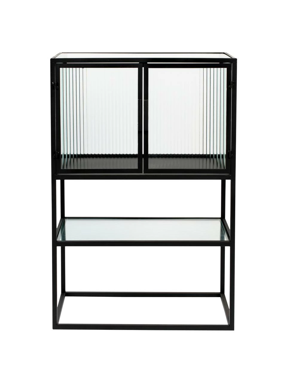 Dutchbone Buffet haut métal noir Boli, larg. 60 x haut. 90 cm 6 Dutchbone Buffet haut métal noir Boli, larg. 60 x haut. 90 cm – Image 4