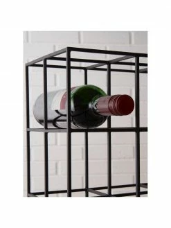 Casier à vin pour 6 bouteilles métal Vinnie, larg. 37 x haut. 25 cm -Salle à manger Soldes Casier a vin pour 6 bouteilles metal Vinnie 4