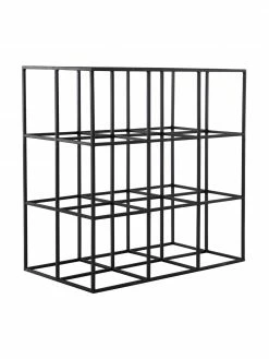 Casier à vin pour 9 bouteilles métal Vinnie, larg. 37 x haut. 37 cmSeulement 1 produit disponible