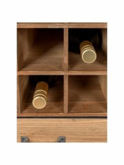 Casier à vin style industriel pour 15 bouteilles Edgar, larg. 56 x haut. 113 cmDisponibilité limitée 12 Casier à vin style industriel pour 15 bouteilles Edgar, larg. 56 x haut. 113 cmDisponibilité limitée -Salle à manger Soldes Casier a vin style industriel pour 15 bouteilles Edgar 5