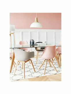 Westwing Collection Chaise à accoudoirs Claire, larg. 60 x prof. 54 cm -Salle à manger Soldes Chaise a accoudoirs Claire 2