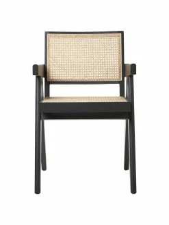 Westwing Collection Chaise à accoudoirs en cannage Sissi, larg. 52 x prof. 58 cm 12 Westwing Collection Chaise à accoudoirs en cannage Sissi, larg. 52 x prof. 58 cm -Salle à manger Soldes Chaise a accoudoirs en cannage Sissi 10