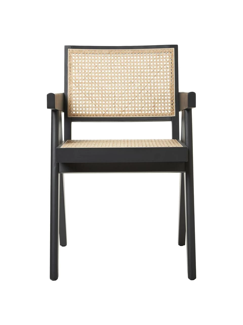 Westwing Collection Chaise à accoudoirs en cannage Sissi, larg. 52 x prof. 58 cm 7 Westwing Collection Chaise à accoudoirs en cannage Sissi, larg. 52 x prof. 58 cm – Image 5