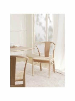 Chaise accoudoirs en bois avec jonc tressé Janik, larg. 54 x prof. 54 cm 10 Chaise accoudoirs en bois avec jonc tressé Janik, larg. 54 x prof. 54 cm -Salle à manger Soldes Chaise accoudoirs en bois avec jonc tresse Janik 2