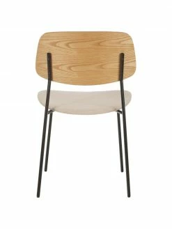 Westwing Collection Chaise avec assise rembourrée Nadja, 2 pièces, larg. 51 x prof. 52cm -Salle à manger Soldes Chaise avec assise rembourree Nadja 2 pieces 5