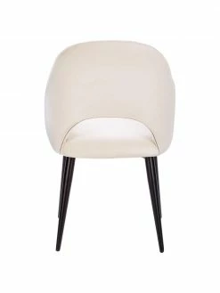 Westwing Collection Chaise beige à accoudoirs Rachel, larg. 52 x prof. 59 cm -Salle à manger Soldes Chaise beige a accoudoirs Rachel 5