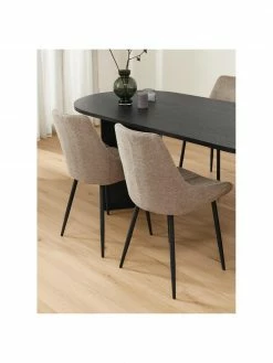 Rowico Chaise beige rembourrée Sierra, 2 pièces, larg. 49 x prof. 55 cm -Salle à manger Soldes Chaise beige rembourree Sierra 2 pieces 2