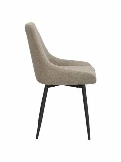 Rowico Chaise beige rembourrée Sierra, 2 pièces, larg. 49 x prof. 55 cm -Salle à manger Soldes Chaise beige rembourree Sierra 2 pieces 5