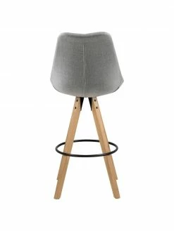 Chaise de bar Dima Textile, 2 pièces, larg. 49 x haut. 112 cm -Salle à manger Soldes Chaise de bar Dima Textile 2 pieces 3