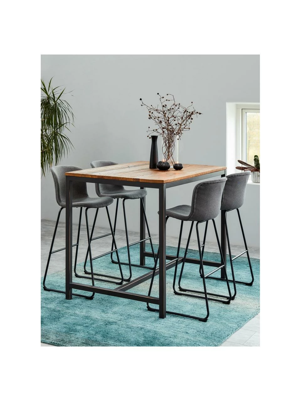 Chaise de bar Story, 2 pièces, larg. 50 x haut. 106 cm 4 Chaise de bar Story, 2 pièces, larg. 50 x haut. 106 cm – Image 2