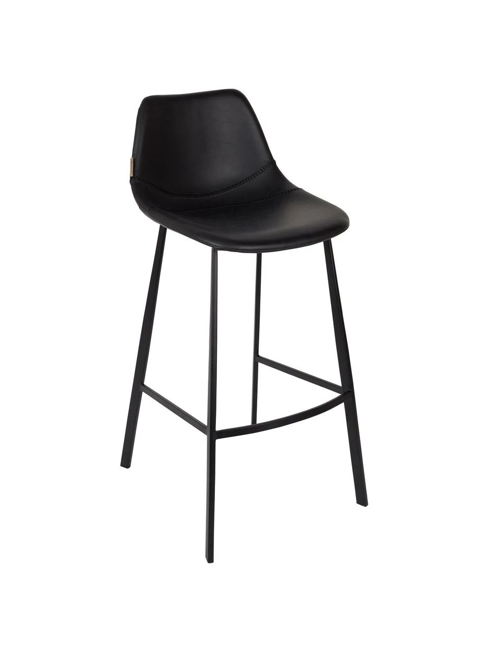 Dutchbone Chaise de bar en cuir synthétique Franky, larg. 50 x haut. 106 cm 3 Dutchbone Chaise de bar en cuir synthétique Franky, larg. 50 x haut. 106 cm