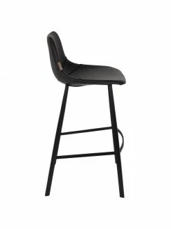 Dutchbone Chaise de bar en cuir synthétique Franky, larg. 50 x haut. 106 cm 11 Dutchbone Chaise de bar en cuir synthétique Franky, larg. 50 x haut. 106 cm -Salle à manger Soldes Chaise de bar en cuir synthetique Franky 9