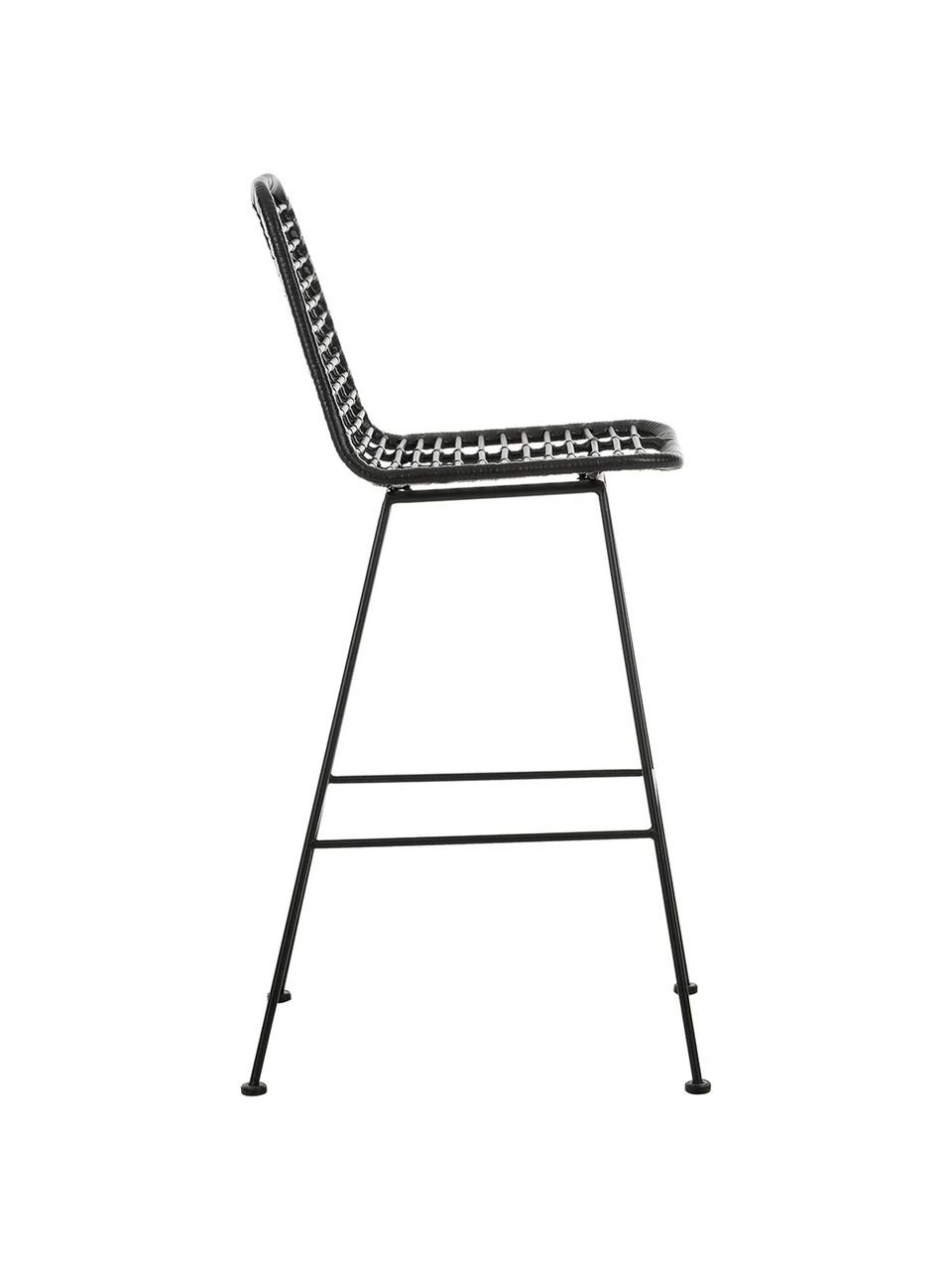 Westwing Collection Chaise de bar polyrotin Costa, larg. 56 x haut. 110 cm 7 Westwing Collection Chaise de bar polyrotin Costa, larg. 56 x haut. 110 cm – Image 5