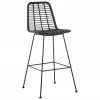 Westwing Collection Chaise de bar polyrotin Costa, larg. 56 x haut. 110 cm 2 Westwing Collection Chaise de bar polyrotin Costa, larg. 56 x haut. 110 cm -Salle à manger Soldes Chaise de bar polyrotin Costa 6