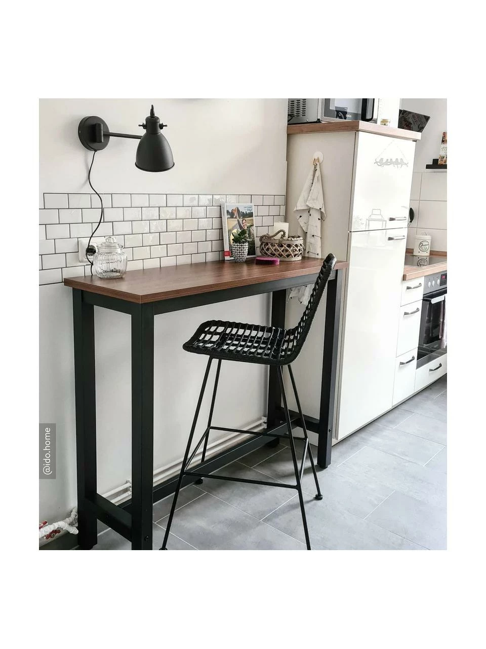 Westwing Collection Chaise de bar polyrotin Costa, larg. 56 x haut. 110 cm 4 Westwing Collection Chaise de bar polyrotin Costa, larg. 56 x haut. 110 cm – Image 2