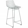 HKliving Chaise de comptoir en métal Wire, larg. 56 x haut. 86 cm