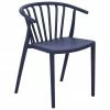 Chaise de jardin empilable, bleu Capri, larg. 53 x prof. 55 cmDisponibilité limitée