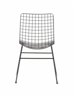 HKliving Chaise design métal Wire, larg. 47 x prof. 54 cm -Salle à manger Soldes Chaise design metal Wire 11