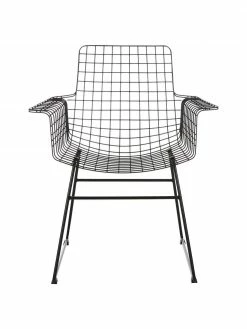 HKliving Chaise design métal Wire, larg. 72 x prof. 56 cm -Salle à manger Soldes Chaise design metal Wire 15