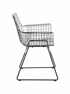 HKliving Chaise design métal Wire, larg. 72 x prof. 56 cm -Salle à manger Soldes Chaise design metal Wire 16