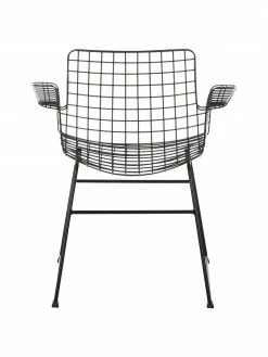HKliving Chaise design métal Wire, larg. 72 x prof. 56 cm -Salle à manger Soldes Chaise design metal Wire 17
