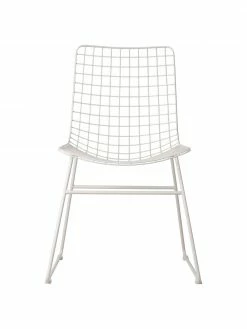 HKliving Chaise design métal Wire, larg. 47 x prof. 54 cm -Salle à manger Soldes Chaise design metal Wire 3
