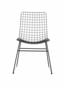 HKliving Chaise design métal Wire, larg. 47 x prof. 54 cm -Salle à manger Soldes Chaise design metal Wire 9