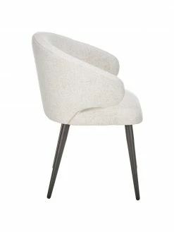 Westwing Collection Chaise design moderne tissu boucl&eacute; Celia, larg. 57 x prof. 62 cm -Salle à manger Soldes Chaise design moderne tissu boucle Celia 5