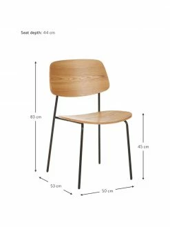 Westwing Collection Chaise en bois Nadja, 2 pièces, larg. 50 x prof. 53cm -Salle à manger Soldes Chaise en bois Nadja 2 pieces 9