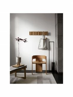 Chaise en bois avec accoudoirs Collector, larg. 51 x prof. 51 cm -Salle à manger Soldes Chaise en bois avec accoudoirs Collector 5