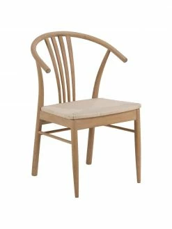 Chaise en bois avec cannage York, larg. 54 x prof. 54 cm
